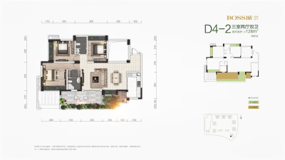 BOSS城森林城市D4-2户型（一批次）