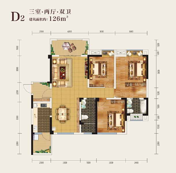 D-2户型户型图