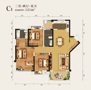 C-1户型