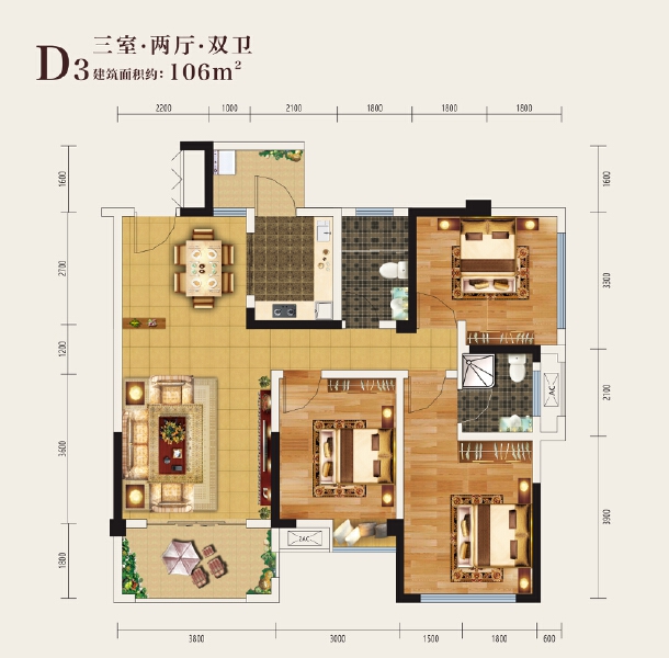 D-3户型户型图