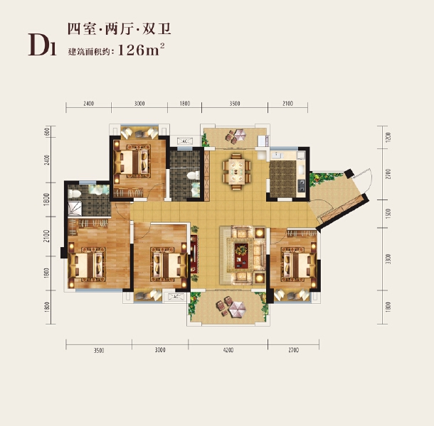 D-1户型户型图