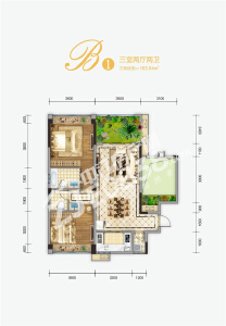 西派水岸B1户型