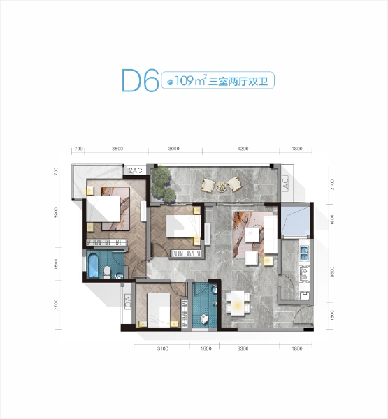 D6-109户型图