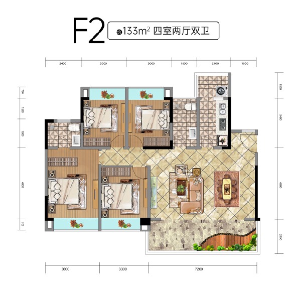 F2户型图