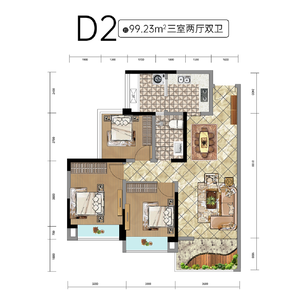 D2户型图